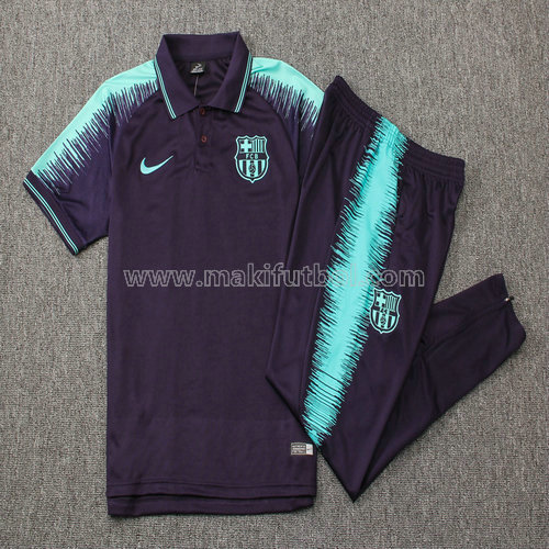 camiseta barcelona polo 2019-2020 azul